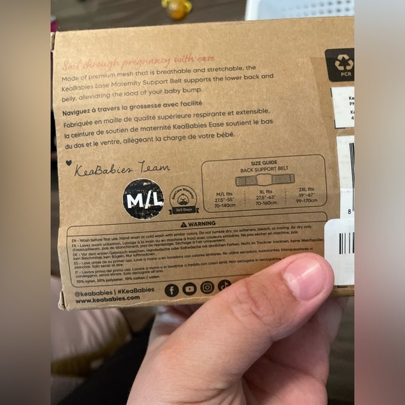 KeaBabies Maternity support belt size M/L - Picture 3 of 4